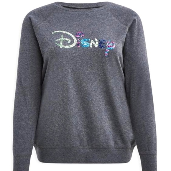 torrid Tops - Sequin Disney Sweater/Sweatshirt Size 1
